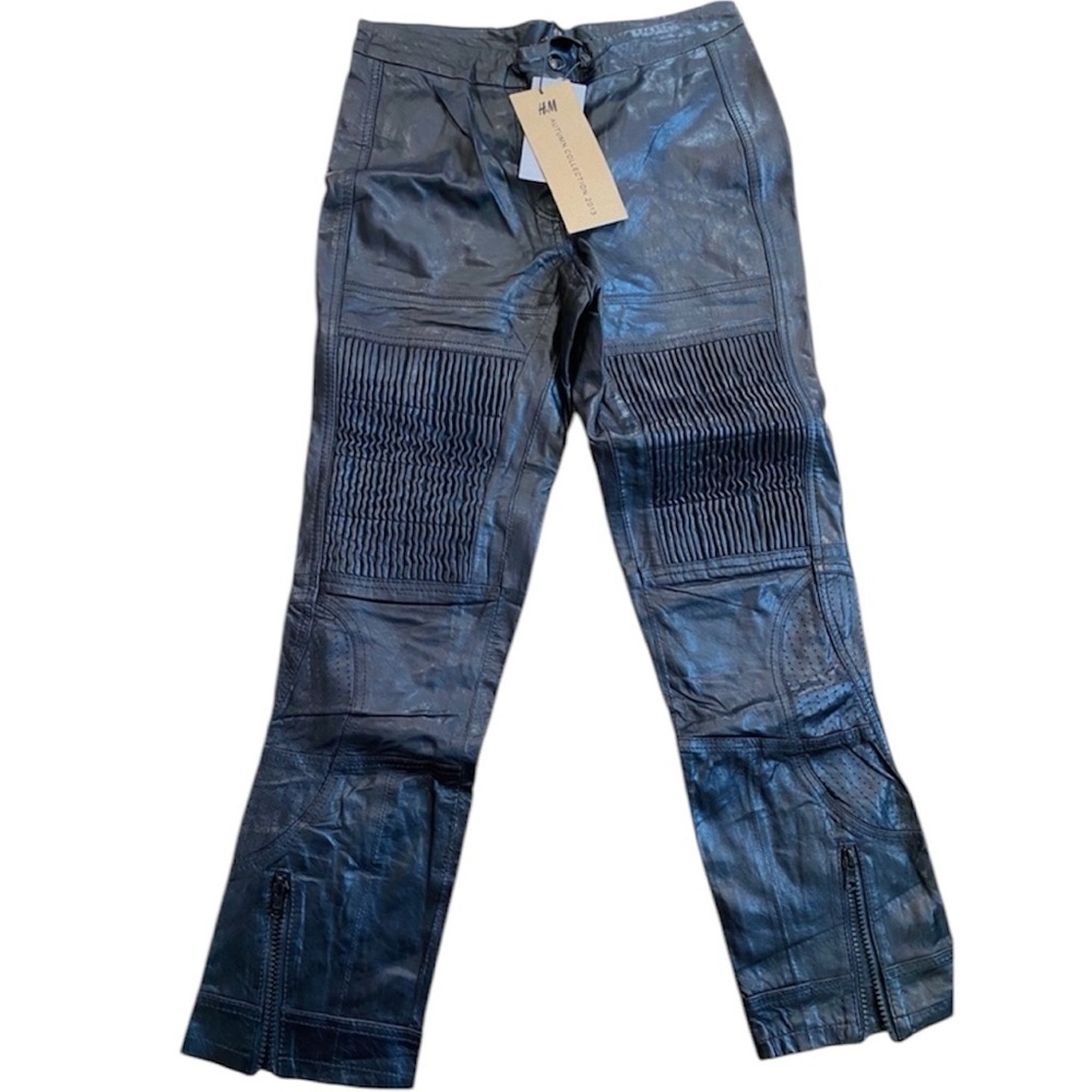 H&M autumn collection. Leather pants. BNWT never worn
